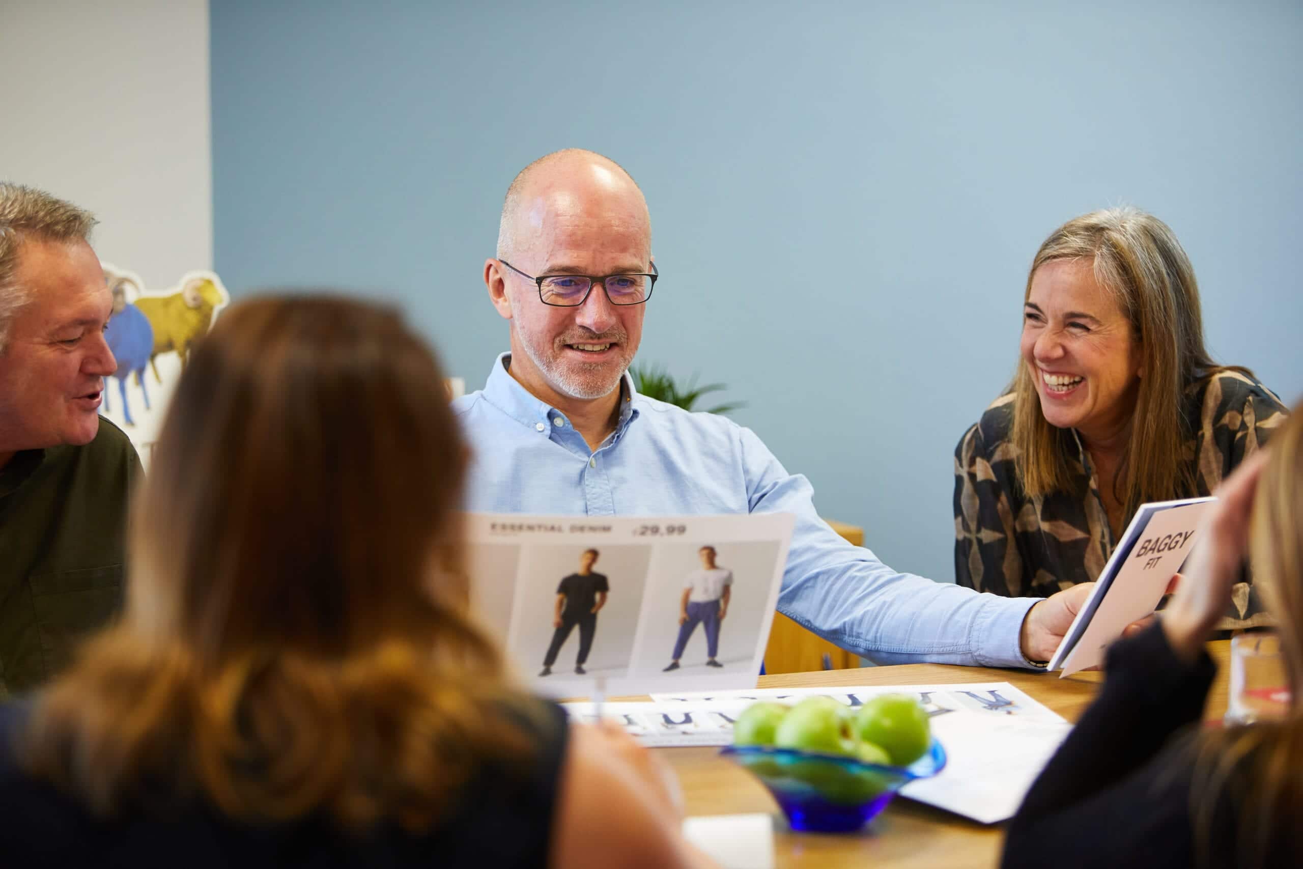 Birch Print team discussing