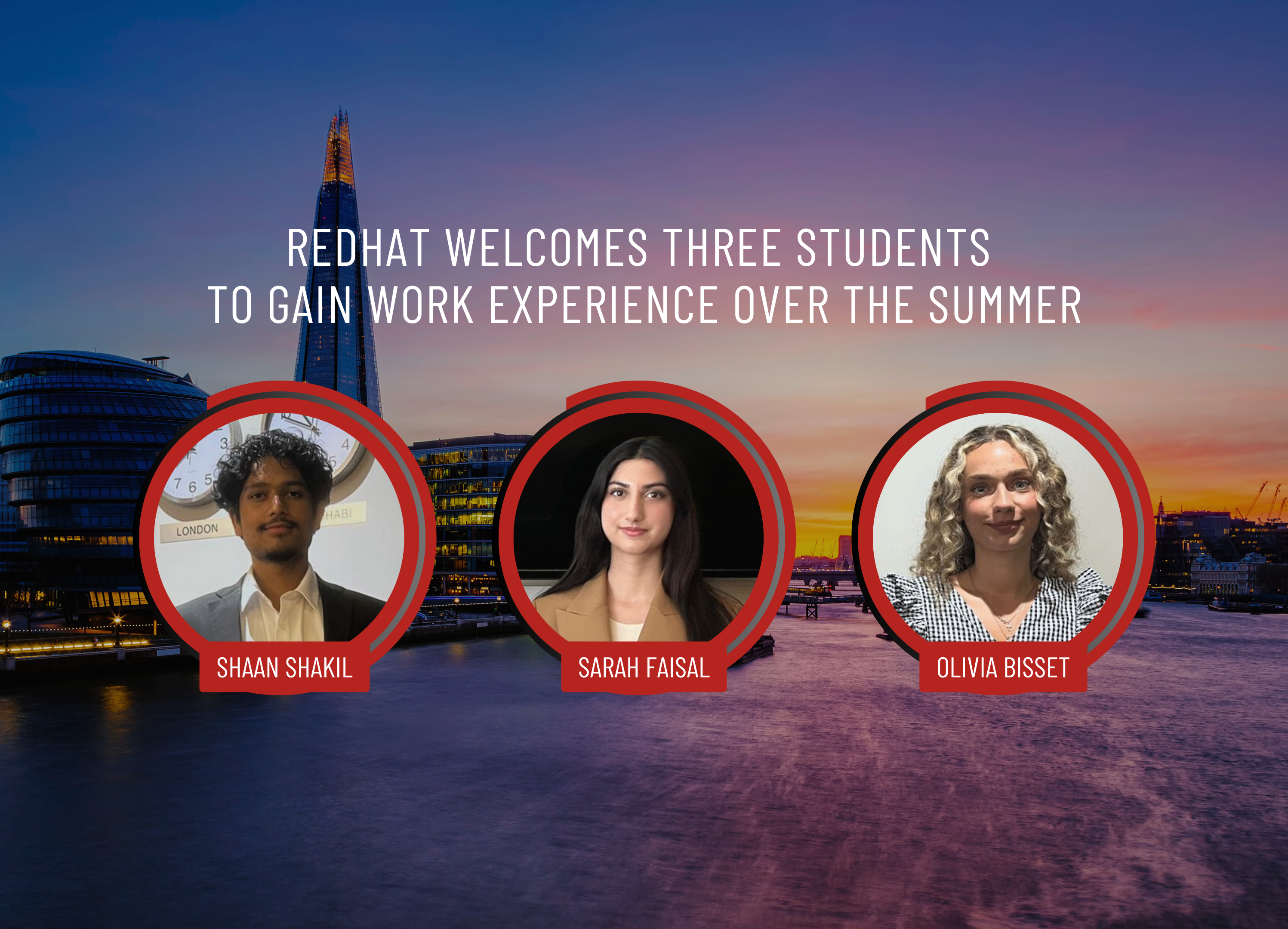 Three students to gain work experience